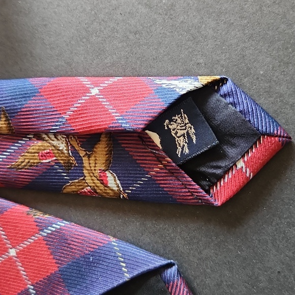 Burberry Vintage 80s/ 90s Plaid Duck Tie - Picture 5 of 7